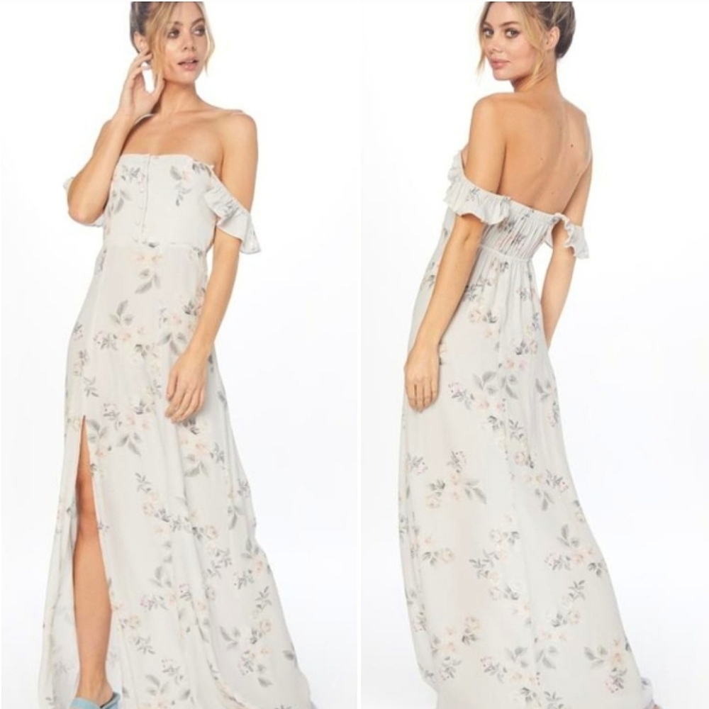 Revolve FLYNN SKYE SAGE MAXI DRESS